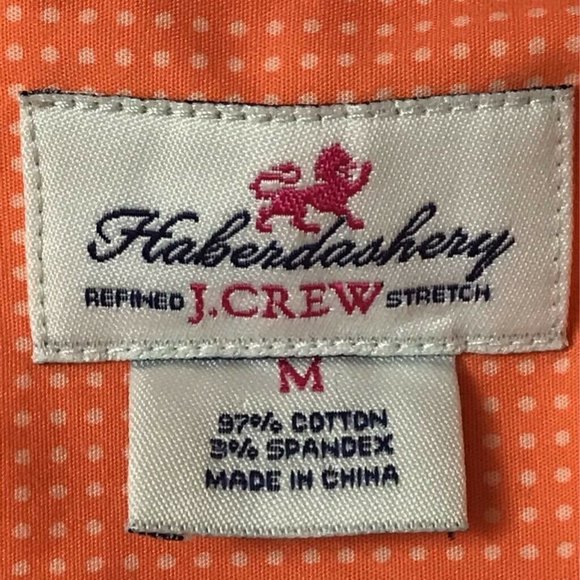 Haberdashery By J.Crew Polka Dot Button Up Top M - Picture 5 of 6